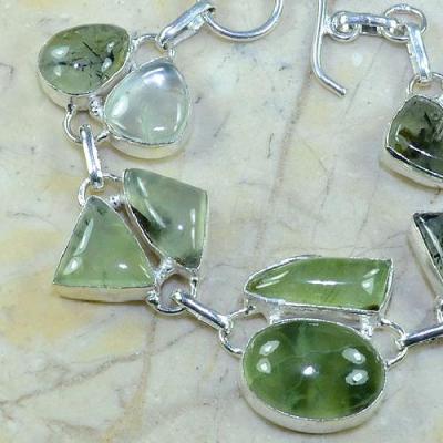 Prn 070c bracelet prehnite achat vente bijou argent 925