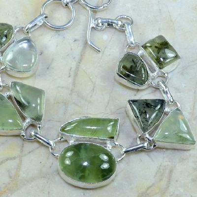 Prn 070c bracelet prehnite achat vente bijou argent 925