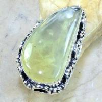 Prn 093a bague t61 prehnite achat vente bijou argent 925