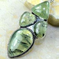 Prn 119c pendentif prehnite pendant achat vente bijou argent 925 2