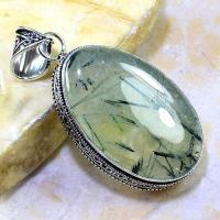 Prn 126a pendentif prehnite pendant achat vente bijou argent 925 