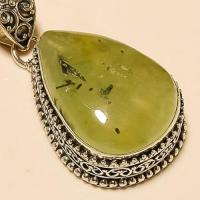 Prn 128c pendentif prehnite pendant achat vente bijou argent 925 