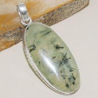 Prn 133a pendentif pendant prehnite achat vente bijou argent 925 