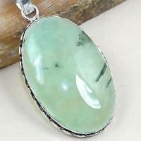 Prn 136c pendentif pendant prehnite achat vente bijou argent 925 