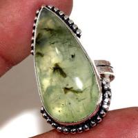 Prn 166a bague t58 8gr 16x32mm prehnite chevaliere achat vente bijou argent 925