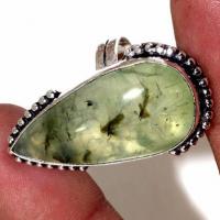 Prn 166c bague t58 8gr 16x32mm prehnite chevaliere achat vente bijou argent 925