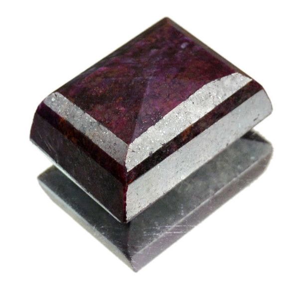 Pt 0031c rubis cachemire inde pierre taillee facettee collection loisirs creatifs achat vente