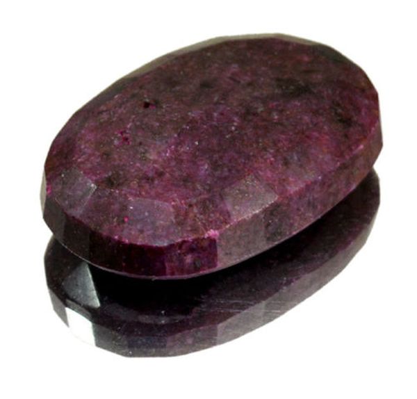 Pt 0047d rubis cachemire inde pierre taillee facettee collection loisirs creatifs achat vente
