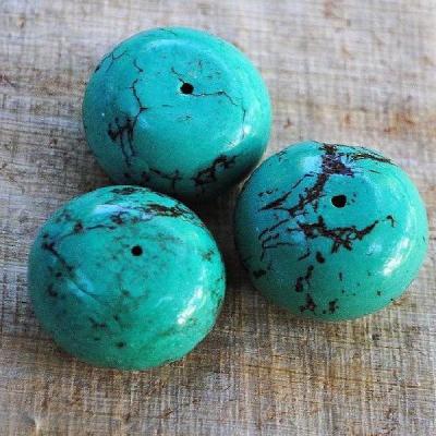 Ptq 032b perles turquoise 28x18mm achat vente loisirs creatifs