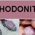 Rhodonite bandeau achat vente bijoux argent 925