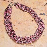 Rod 005a collier rhodonite parure sautoir achat vente bijou pierre naturelle lithotherapie 1