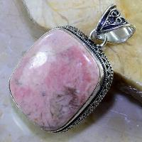 Rod 007c pendant pendentif rhodonite achat vente bijou pierre naturelle lithotherapie argent 925