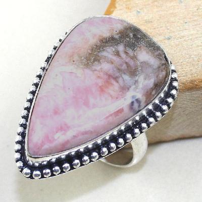 Rod 012a bague chevaliere t61 rhodonite achat vente bijou pierre lithotherapie argent 925