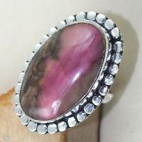 Rod 014c bague chevaliere t59 rhodonite achat vente bijou pierre lithotherapie argent 925