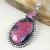 Rod 019b pendentif pendant rhodonite achat vente bijou pierre lithotherapie argent 925 1