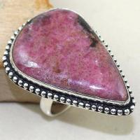 Rod 021b bague chevaliere t59 rhodonite achat vente bijou pierre lithotherapie argent 925 1