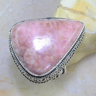 Rod 023a bague chevaliere t59 rhodonite achat vente bijou pierre lithotherapie argent 925 1