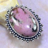 Rod 025b bague chevaliere t59 rhodonite achat vente bijou pierre lithotherapie argent 925 1