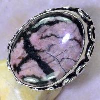 Rod 029c bague chevaliere t58 rhodonite achat vente bijou pierre lithotherapie argent 925 1