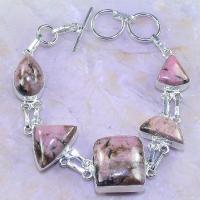 Rod 032d bracelet rhodonite achat vente bijou pierre lithotherapie argent 925 1