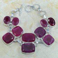 Ru 0327d bracelet rubis cachemire bijoux argent 925 achat vente