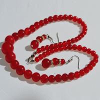 Ru 0385a collier parure sautoir boucles oreilles rubis argent 925 achat vente 2