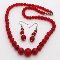 Ru 0385c collier parure sautoir boucles oreilles rubis argent 925 achat vente 1