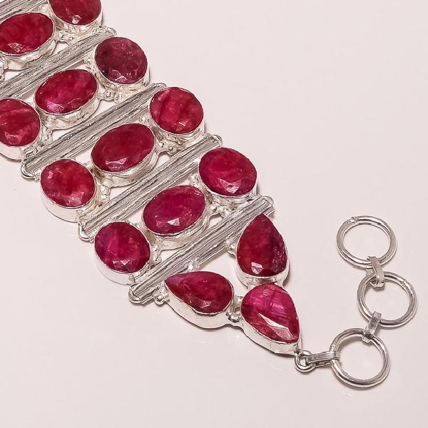 Rub 042 bracelet rubis cachemire bijoux argent 925 achat vente 4