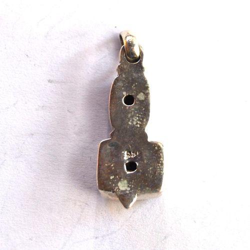 Rub 156 pendentif pendant 35mm rubis argent925 4