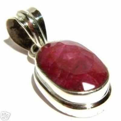 Rub 158b pendentif 35mm 10x18mm pendant rubis argent925