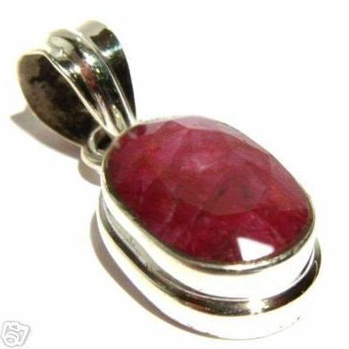 Rub 158b pendentif 35mm 10x18mm pendant rubis argent925