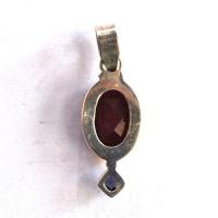 Rub 160 pendentif pendant 50mm rubis amethyste 14x18mm argent925 4