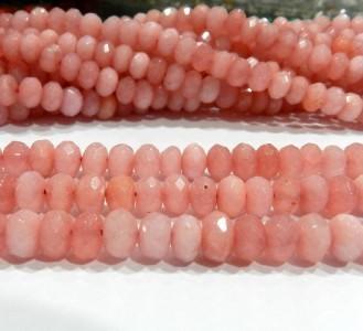 Rub 276 68 perles rubis rose x8mm 37cm 34gr 3 