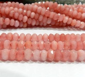 Rub 276 68 perles rubis rose x8mm 37cm 34gr 4
