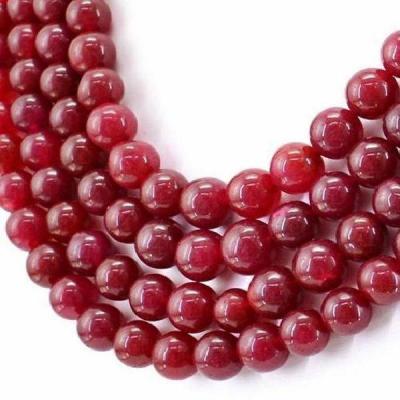 Rub 277 perles ronde 12mm rubis cachemire achat vente bijoux ethniques 2 