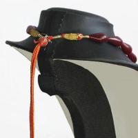 Rub 318 collier 1rang perles rubis cachemire poire 10x13mm ethnique 1