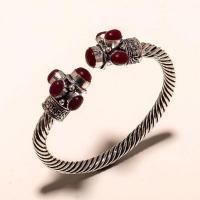 Rub 402a bracelet torque gaulois rubis achat vente bijou argent 925