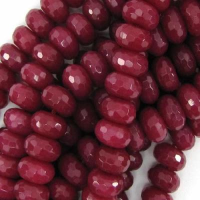 multi précieux rubis émeraude saphir perles 3-4mm rondelle facettes 8  pouces