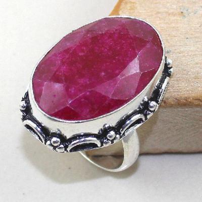 Rub 435a bague chevaliere medievale t62 rubis emeraude argent 925 achat vente bijoux 1