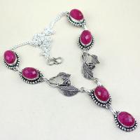 Rub 439a collier parure sautoir rubis cachemire achat vente bijoux argent ethniques