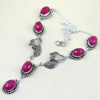 Rub 439d collier parure sautoir rubis cachemire achat vente bijoux argent ethniques