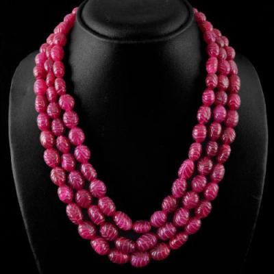 Rub 448b collier parure sautoir rubis cachemire achat vente bijoux argent ethniques