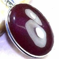 Rub 471c pendentif pendant rubis quartz argent 925 achat vente bijoux