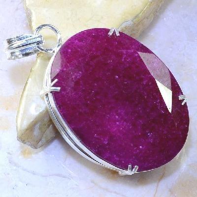 Rub 482c pendentif pendant rubis argent 925 achat vente bijoux