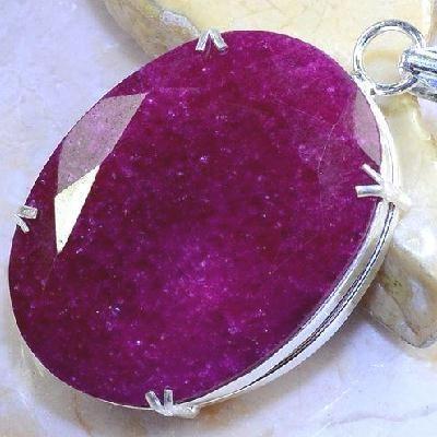 Rub 482c pendentif pendant rubis argent 925 achat vente bijoux