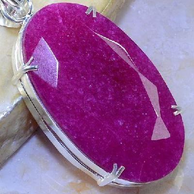 Rub 483c pendentif pendant rubis argent 925 achat vente bijoux