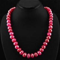 Rub 534 perles rubis 16x11mm rouge cachemire achat vente bijoux 1900 1