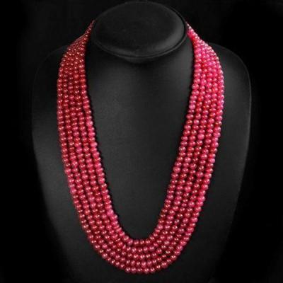 Rub 535b collier parure sautoir rubis cachemire achat vente bijoux ethniques 1 1 1 1