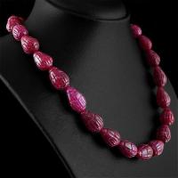 Rub 537 perles rubis rouge cachemire achat vente bijoux 1900 2