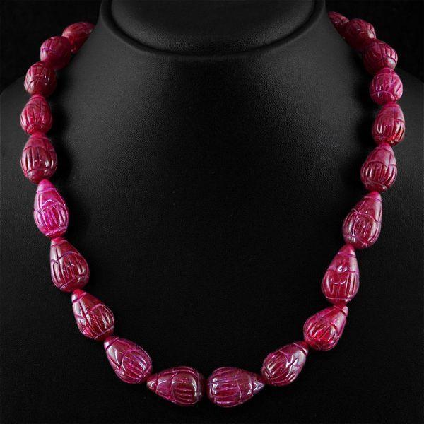 Rub 537 perles rubis rouge cachemire achat vente bijoux 1900 3